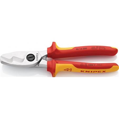 CORTACABLES LONGITUD 200 MM CABEZA CROMADA VDE MANGUITOS MUL