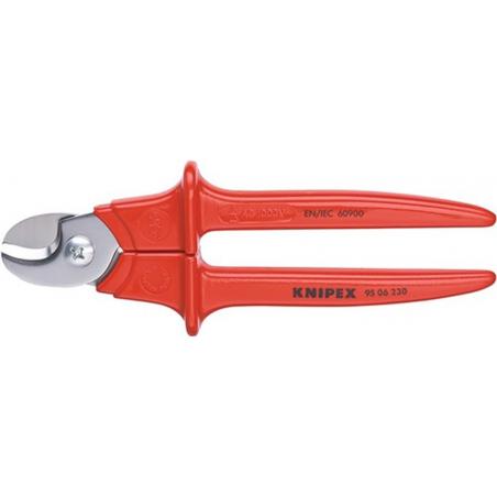 CORTACABLES LONGITUD 230 MM CABEZA PULIDA VDE PLÁSTICO ENCAP