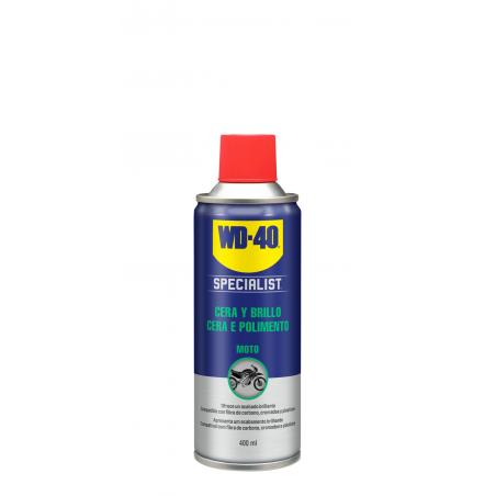 CERA Y BRILLO SPRAY DOBLE ACCION 400 ML SPECIALIST MOTORBIKE