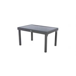 MESA ALUMINIO CRISTAL EXTENSIBLE NON 135-270 X 90 CM