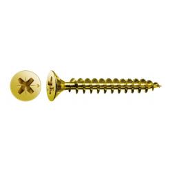 Tornillo rosca madera cabeza plana PZ