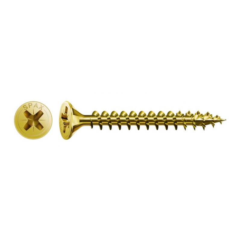Tornillo rosca madera cabeza plana