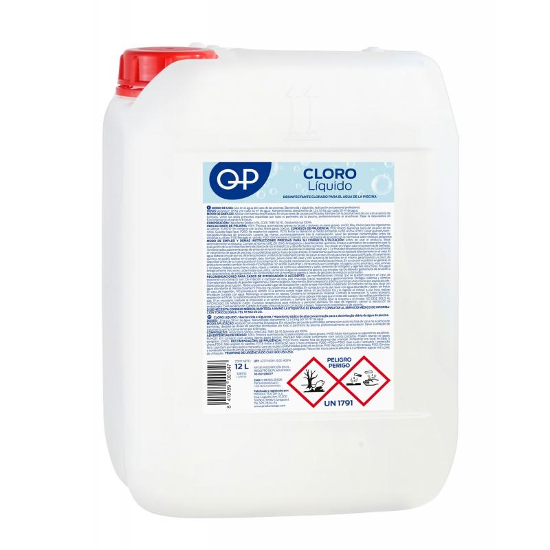Cloro liquido para piscinas 12 kg