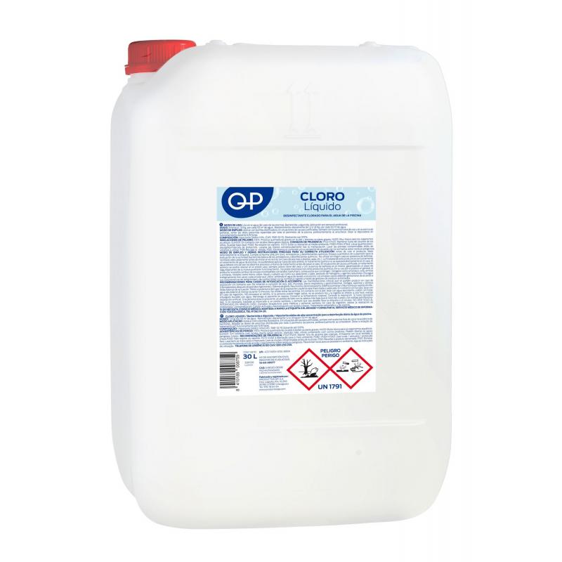 Cloro liquido para piscinas 30 kg