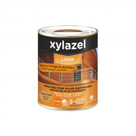 Lasur plus satinado 750 ml roble claro XYLAZEL