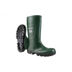 Bota agua seguridad T-46 verde DUNLOP