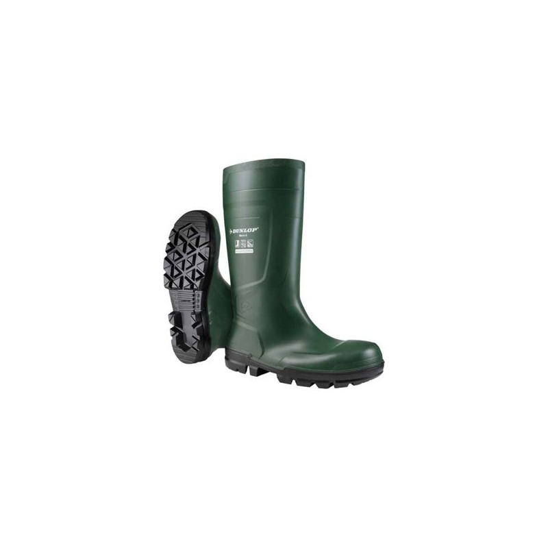 Bota de Agua de Seguridad DUNLOP Work-It S5 Talla 43 – Protección certificada para trabajo en condiciones extremas