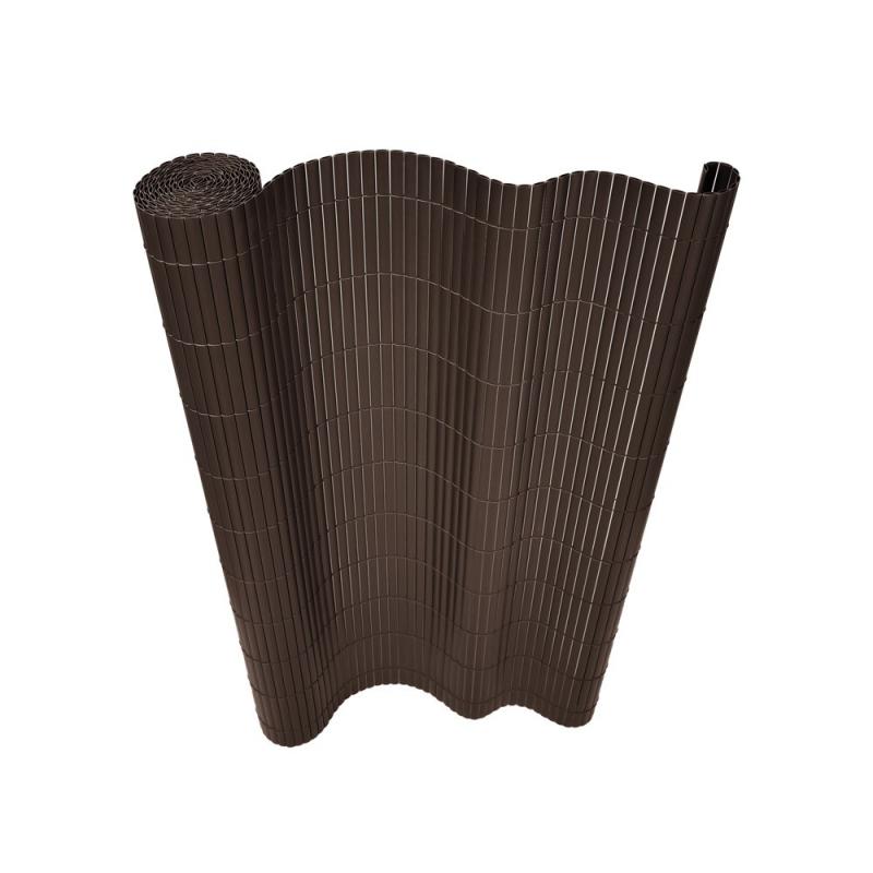Cañizo doble cara PVC 1,5x3 mt marron
