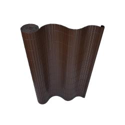 Cañizo PVC reforzado 1x3 mt chocolate