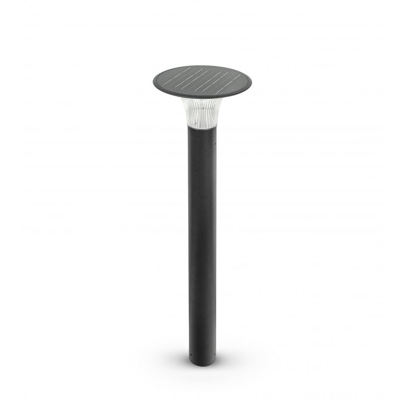 Aplique solar columna modelo Goliat