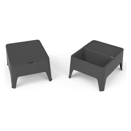 Mesa jardin auxiliar Alaska gris antracita