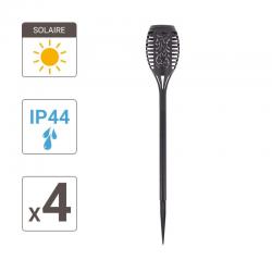 Baliza solar led decorativa (4 ud)