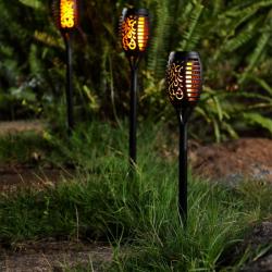 Baliza solar led decorativa (4 ud)