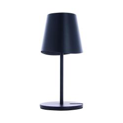 Lampara mesa recargable usb negro