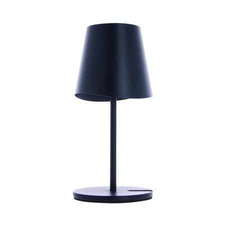 Lampara mesa recargable usb negro
