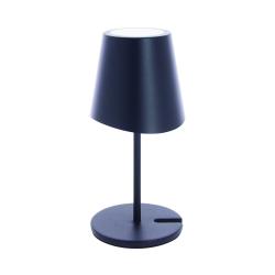 Lampara mesa recargable usb negro