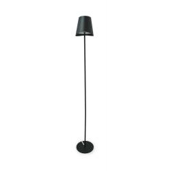 Lampara pie recargable negro