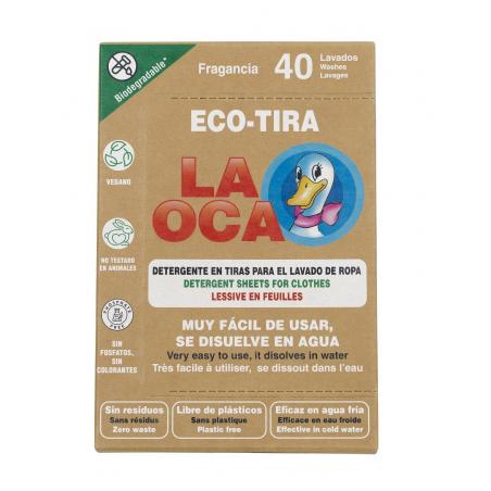 Detergente ropa eco-tiras 40 lavados