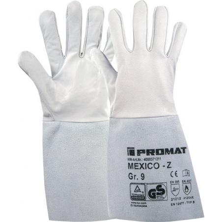 Guante piel serraje soldador T-10