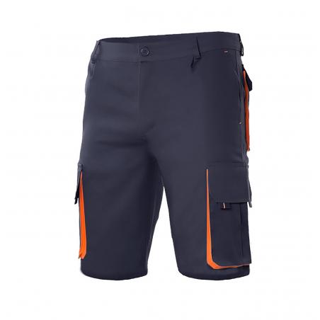 Bermuda Total Mach Talla 42 azul/naranja