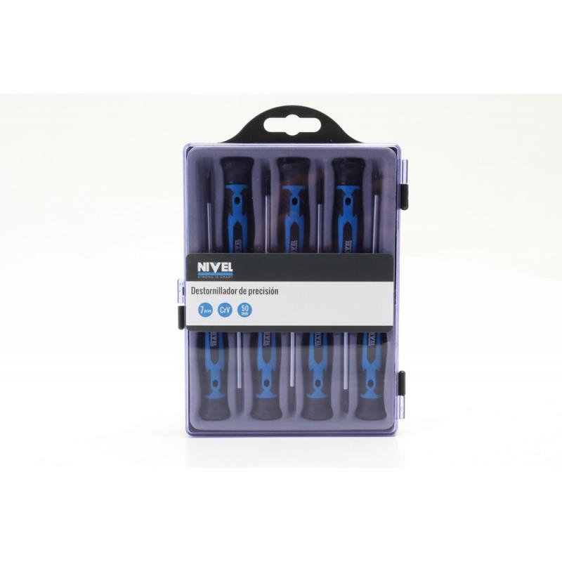 Juego destornillador precision 7 pz