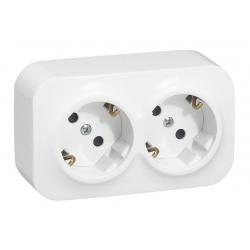 Base shucko doble superficie blanco