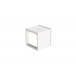 Aplique pared cuadrado inalambrico blanco