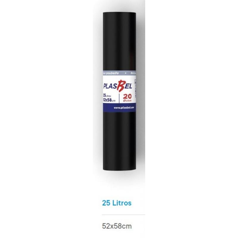 Bolsa basura 25 lt apertura facil (20 ud)