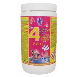 Cloro 4 acciones pastillas 1 kg minipiscinas