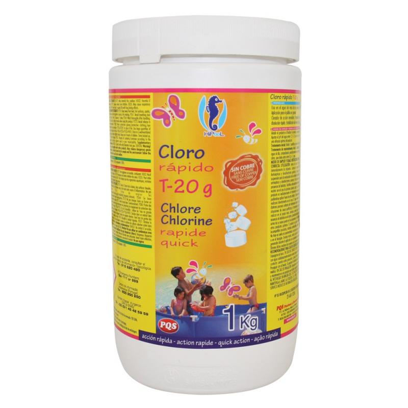 Cloro rapido pastillas 1 kg minipiscinas