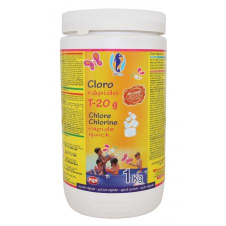 Cloro rapido pastillas 1 kg minipiscinas