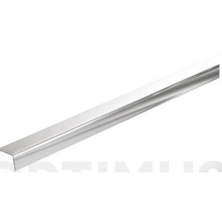 Perfil angulo 1 mt 10x10x0,5 mm inox