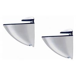 Soporte estante Junior Clip (2 ud) blanco