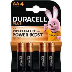 Pila alcalina Power Boost LR-6 AA (4 ud) DURACELL