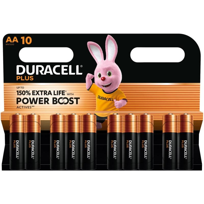 Pila alcalina Power Boost LR-6 AA (10 ud) DURACELL