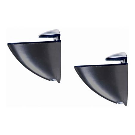 Soporte estante Junior Clip (2 ud) negro