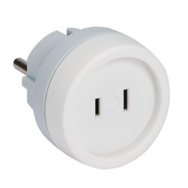 Adaptador enchufe viaje Usa/Europa