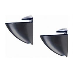 Soporte estante Microclip (2 ud) inox