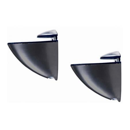 Soporte estante Microclip (2 ud) negro