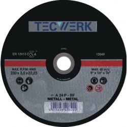 Disco corte recto acero 125x1 mm