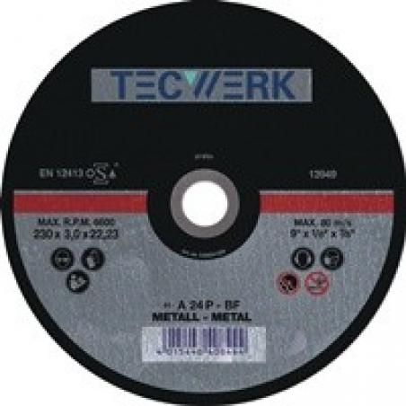 Disco corte metal concavo 125x2,5