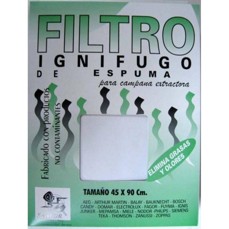 Filtro campana estractora espuma 90x45 cm