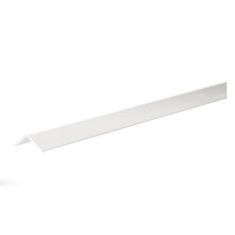 Perfil angulo PVC 30x30x1 mm 2,6 mt blanco