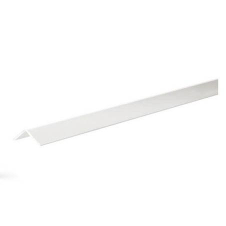 Perfil angulo PVC 30x30x1 mm 2,6 mt blanco