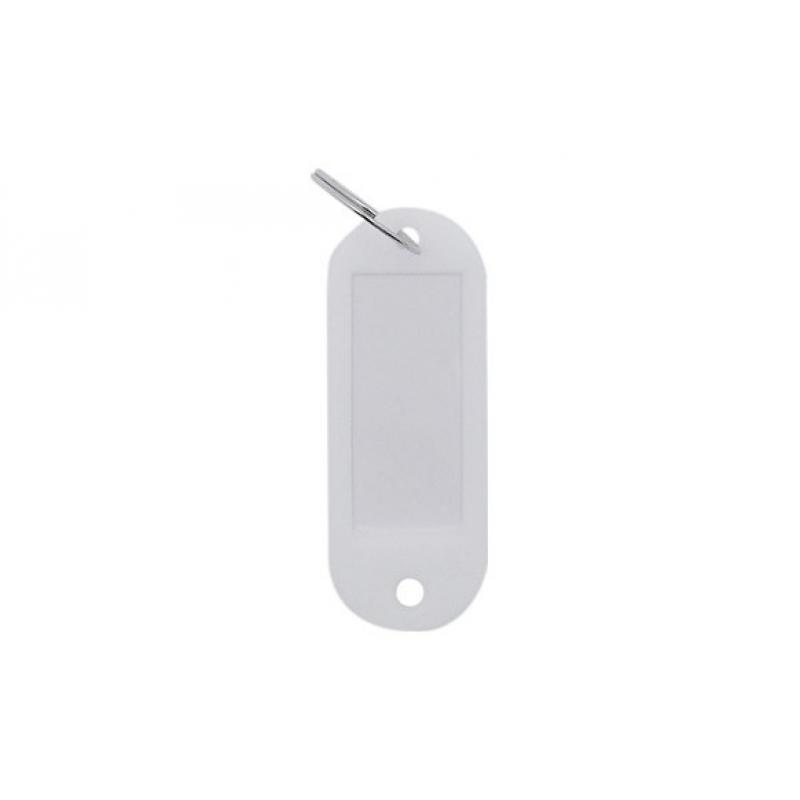 Portaetiquetas plastico llaves blanco