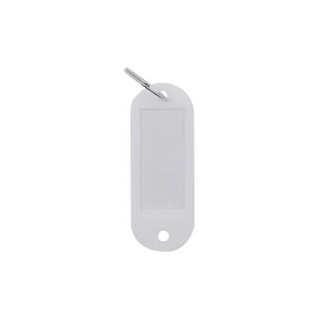 Portaetiquetas plastico llaves blanco