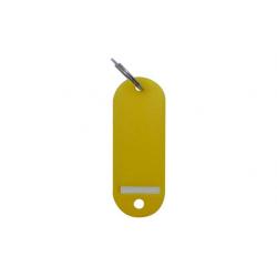 Portaetiquetas plastico llaves amarillo