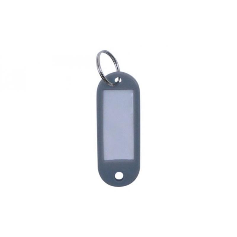 Portaetiquetas plastico llaves gris