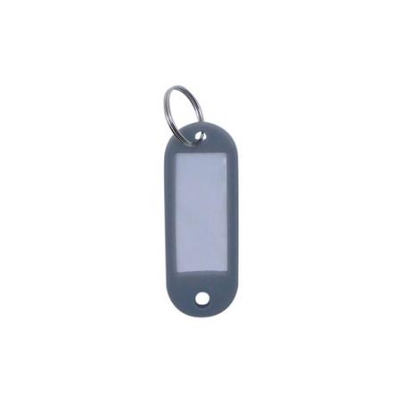 Portaetiquetas plastico llaves gris