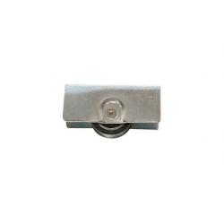 Rueda mampara rodamiento metalico 45x13x25,5 mm acero cincado